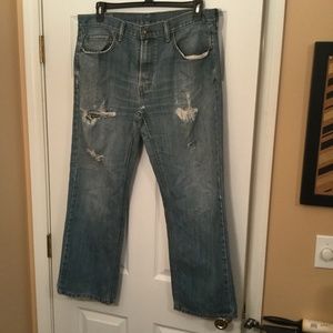 Levi's 559 Mens Jeans Size 36 x 30 Distressed